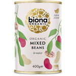 Mix din 3 tipuri de fasole boabe bio 400g, Biona