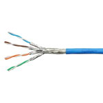 Rola Cablu S FTP Cat7, 4x2xAWG23 11000Mhz, LS0H, Dca, 30%, albastru