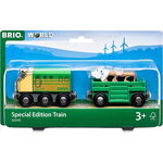 Jucarie World Special Edition Train 2023 - Farm Train with Cow Toy Vehicle, BRIO