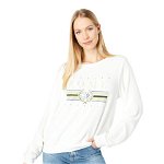 Genti Femei Emma Fox Ciao From Rome Brushed Hacci Jersey Sweatshirt Vanilla