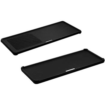 Enders Plita din fonta cu 2 fete neteda si grill 42 x 20 x 1,5 cm pentru gratar Chicago 3 Enders 7899, Enders