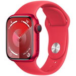 Apple Apple Watch 9, GPS, Cellular, Carcasa RED Aluminium 41mm, RED Sport Band - S/M, Apple