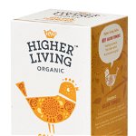 Ceai Golden Turmeric Bio, 15 plicuri, Higher Living, Higher Living