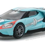 2017 Ford GT 1966 #1 Ford GT40 Mk II Tribute Solid Pack - Ford GT Racing Heritage Series 1 1:64, GREENLIGHT