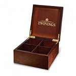 Twinings cutie lemn 4 compartimente, Twinings