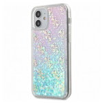 Protectie spate Guess Gradient Liquid Glitter GUHCP12LLG4GGBLPI pentru iPhone 12 Pro Max (Roz)