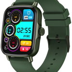 Ceas Smartwatch XK Fitness AW18 cu Moduri sportive, Calorii, Distanta, Calitate somn, Ritm cardiac, Tensiune, Verde