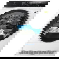 Electrolux Uscator de rufe Electrolux EW7D495UCE, Pompa de caldura, 9 kg, 11 programe, Clasa C, Wi-Fi, Motor Inverter, Display LED, DelicateCare, Sensicare, Usa reversibila, Iluminare interioara tambur, Alb, Electrolux