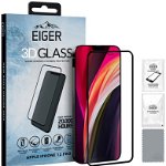 Eiger Folie Sticla Curbata 3D pentru Iphone 12 / 12 Pro Clear Black 