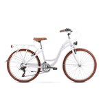 Bicicleta pentru copii Romet Panda 1 S/13, 2022, Alb/Albastru, Romet