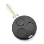 Carcasa cheie Smart Carguard, 3 butoane, model 1, Negru, Carguard