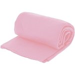 Pătură fleece roz, 130 x 160 cm, 