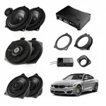 Pachet sistem audio Plug&Play Audison dedicat BMW K4E X4M A4E + Amplificator AP F8.9bit 1040W + Conectica dedicata, Audison