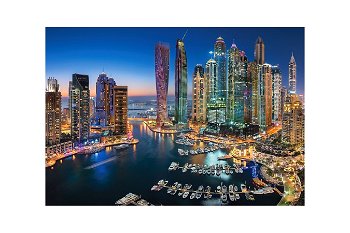 Puzzle 1500 piese Skycrapers of Dubai, Castorland