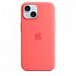 Husa GSM Apple Silicone with MagSafe for iPhone 15 - guava