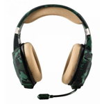 GXT 322C GAMING HEADSET - GREEN CAMOUFLAGE, TRUST