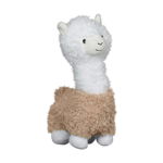 Jucarie de plus Noriel, Alpaca, Alb-Bej, 27 cm