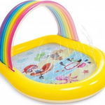 Piscina gonflabila pentru copii Rainbow arch spray