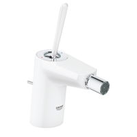 Baterie bideu Grohe Eurodisc Joy 24036LS0, 3/8 inch, monocomanda, marimea S, aerator cu bila, evacuare cu tija, Alb, Grohe