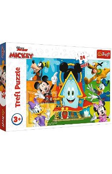 Trefl PUZZLE MAXI 24 Mickey Mouse și prietenii 14351, Trefl