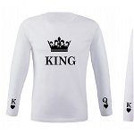Set de bluze albe King/Queen New COD ST533, Zoom Fashion