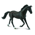 Figurina Iapa Thoroughbred Neagra pictata manual XL Collecta, Collecta