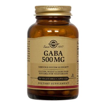GABA (Aminoacid Acid gama aminobutiric) 500mg 50 capsule, Solgar, natural, Solgar