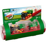 Set de Joaca Brio Tren cu Aburi si Tunel, Brio