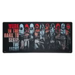 Mousepad profesional pentru gaming si birou Assassin's Creed, model XL, antiderapant, impermeabil, 80x35 cm, Assassins Creed