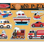 Puzzle cu sunete Vehicule Melissa and Doug, Melissa & Doug