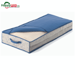 Husa cu fermoar, pentru depozitare textile, sub pat sau dulap, 100x50x15 cm, Bloom