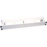 Nexans N102.127 Organizator cabluri cu capac, 2U, alb