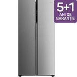 Side by side Tesla 460 L Total No Frost Inox
