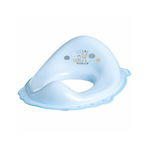 Reductor toaleta copii, antiderapant, Zebra Light Blue, Maltex Baby