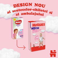 Huggies - Scutece Chilotel Pants Mega, marimea 5, Fetite, 12-17 kg, 48 buc