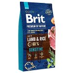 Brit Premium By Nature, Sensitive, Miel, hrană uscată câini, sensibilitați digestive, 8kg, Brit