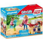 Jucarie Starter Pack Babysitter with Stroller 71258, PLAYMOBIL