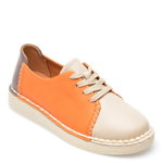 Pantofi sport GRYXX portocalii, 70048, din piele naturala, GRYXX