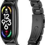 Curea otel inoxidabil Tech-Protect Stainless compatibila cu Xiaomi Mi Band 7 Black