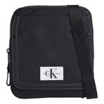 CALVIN KLEIN JEANS, Geanta crossbody cu partea din spate din plasa, Negru