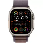 APPLE Watch Ultra 2, GPS + Cellular, 49mm Titanium Case, Indigo Alpine Loop - Medium