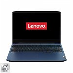 Laptop Gaming Lenovo IdeaPad 3 15IMH05 cu procesor Intel Core i5-10300H pana la 4.50 GHz 15.6inch Full HD 8GB 512GB SSD NVIDIA GeForce GTX 1650 4GB Free DOS Chameleon Blue