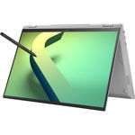 Laptop LG GRAM 16 2022 16 inch QHD+ Touch Intel Core i7-1260P 16GB DDR45 1TB SSD DE layout Windows 11 Pro Silver