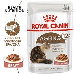 Royal Canin Ageing 12+ hrană umedă pisică senior (în sos), 12 x 85g, Royal Canin