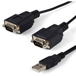 Cablu StarTech ICUSB2322F, USB 2.0 Type-A, DB-9, 2.1 m (Negru) , Startech
