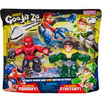 Figurina Goo Jit Zu Marvel Ultimate Spiderman vs Doctor Octopus, Toyoption