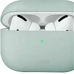 Husă Uniq UNIQ Lino Apple AirPods Pro 2 Silicon mentă/verde mentă, Uniq