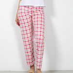 Pantaloni de pijama din bumbac cu imprimeu 23MUR13009, FARA BRAND