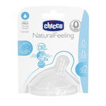 Chicco Natural Feeling Step-up tetină pentru biberon 0m+ Slow 1 buc, Chicco