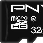 Card de Memorie PNY Performance Plus MicroSDHC 32GB Clasa 10, UHS-I, WaterProof, ShockProof, Temperature Proof + Adaptor SD, PNY